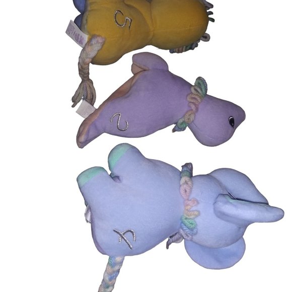 Lot of 3 Precious Moments Tender Tails Circus Lion/Seal/Elephant Plush - Picture 2 of 7